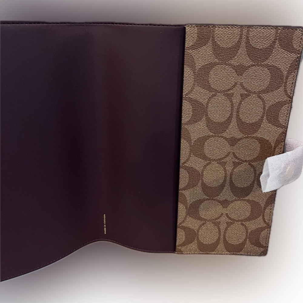 NWT Coach Monogrammed Notebook Journal - Picture 3 of 5